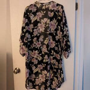 ☀️SALE! Floral Duster/Cover up/Kimono XS/Small
